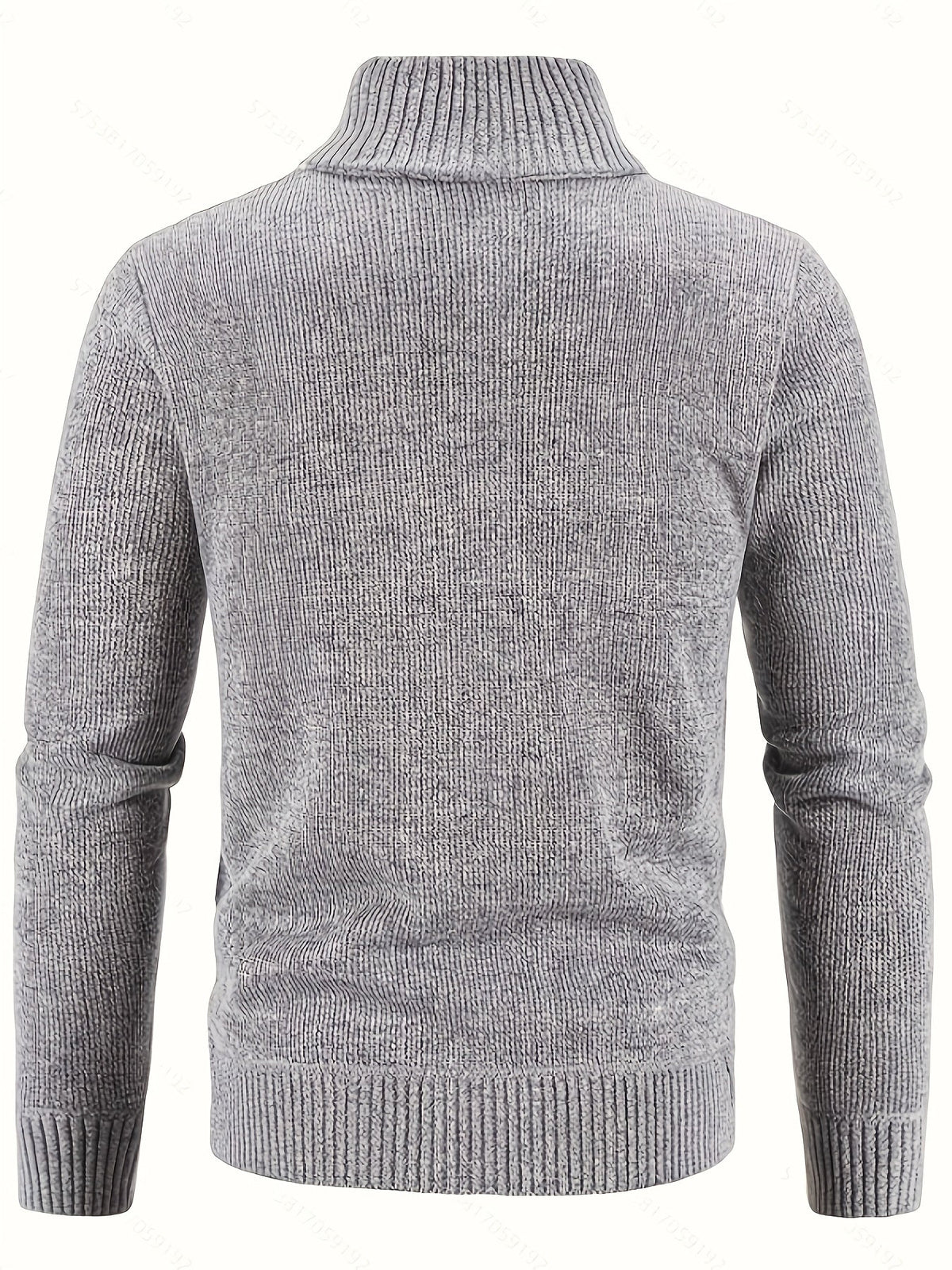 Rowland | Men's Cozy Cable Knit Zip Cardigan