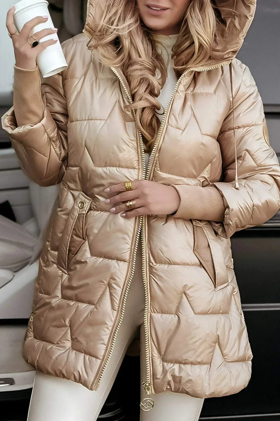 Seraphia | Women's Quilted Puffer Winter Coat