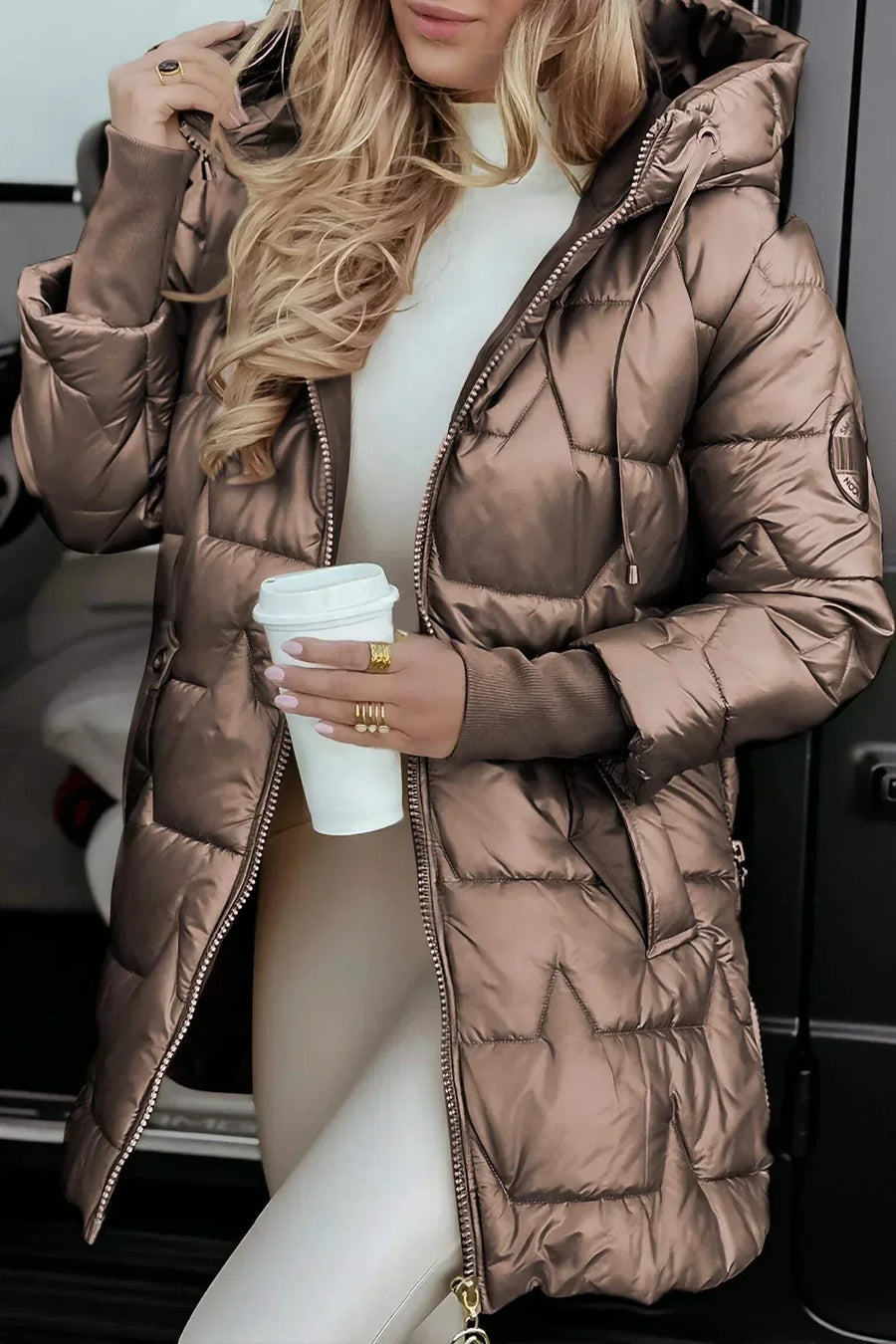 Seraphia | Women's Quilted Puffer Winter Coat