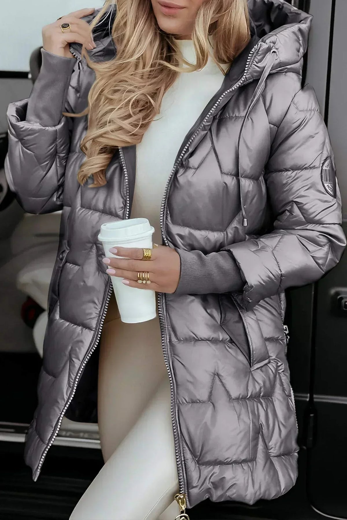 Seraphia | Women's Quilted Puffer Winter Coat