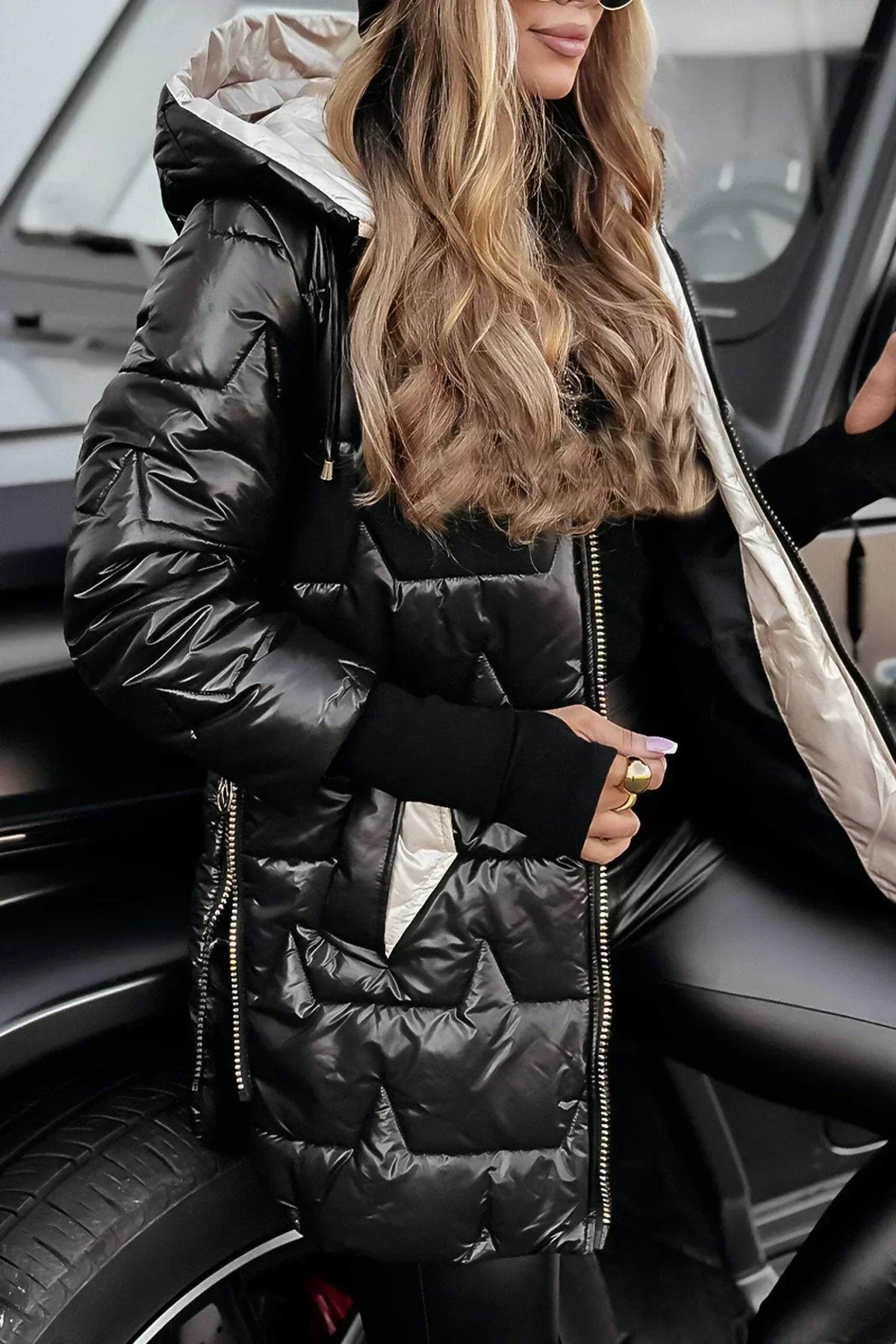 Seraphia | Women's Quilted Puffer Winter Coat