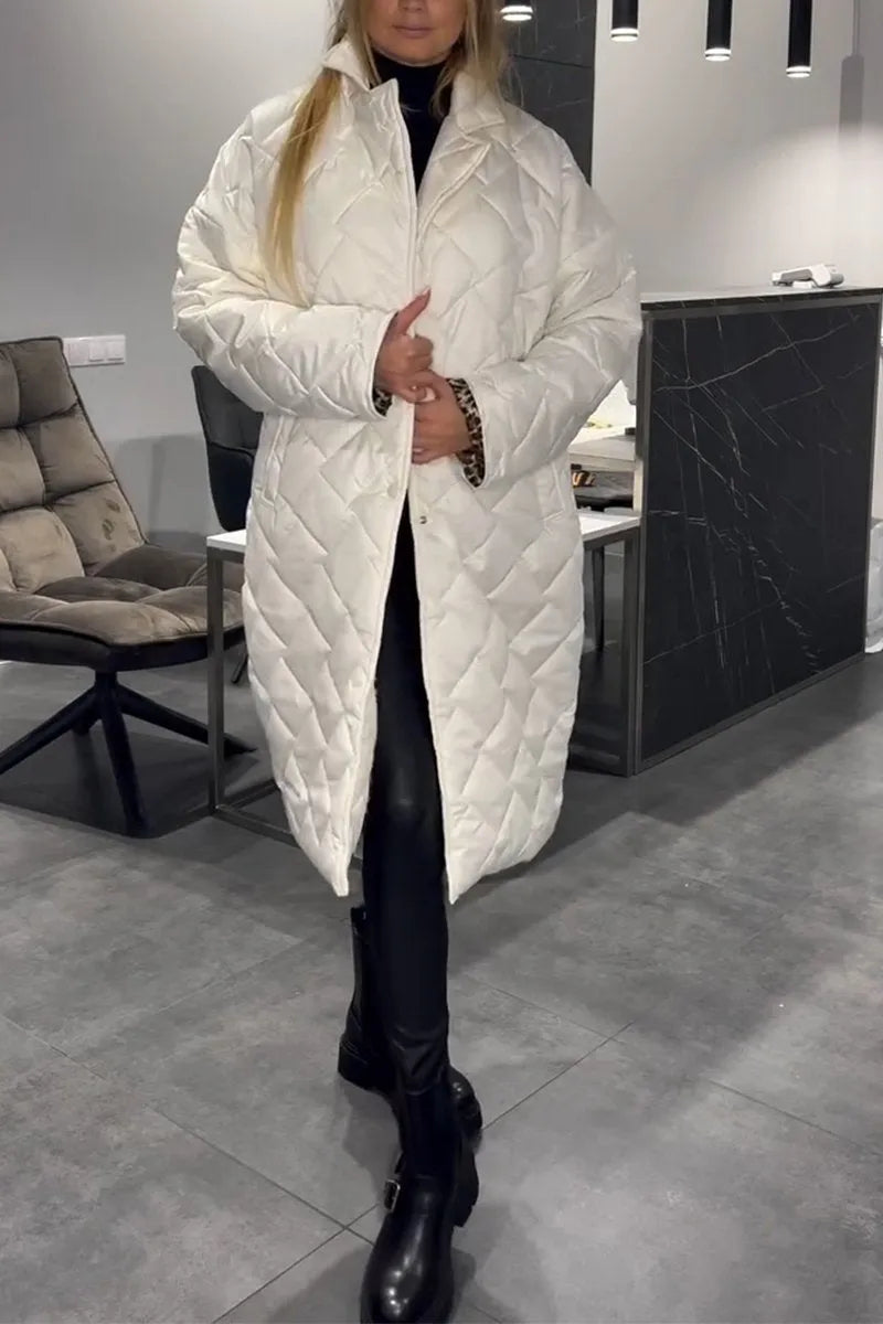 Solveth | Women's Leopard-Lined Winter Coat