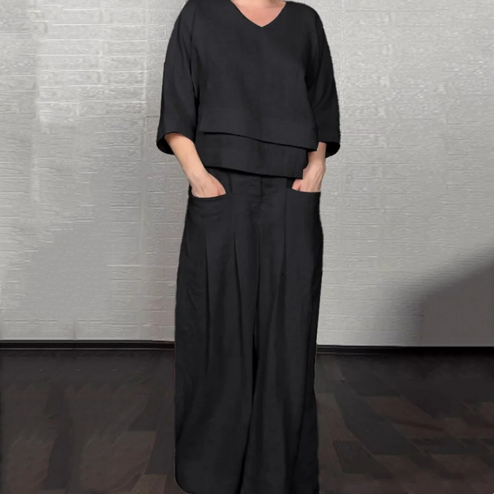 Noa | Ensemble Minimaliste Ample en Deux Pièces
