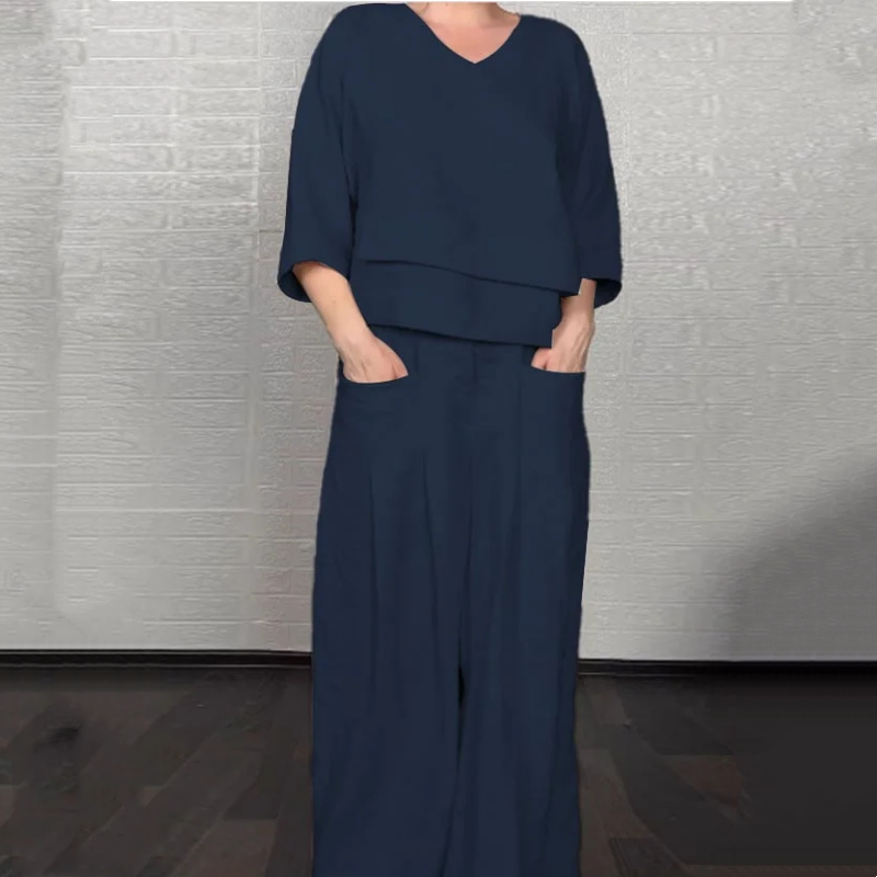 Noa | Ensemble Minimaliste Ample en Deux Pièces
