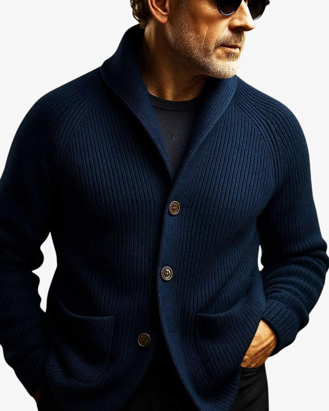 Stellan | Men's Cozy Stand Collar Cardigan