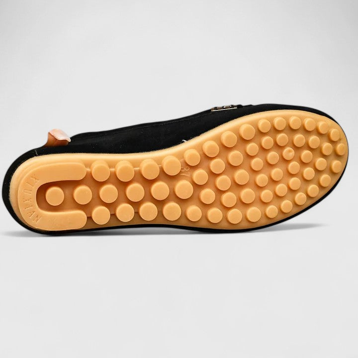 Sybilla | Women's Pink Moccasin Slip-On Loafers
