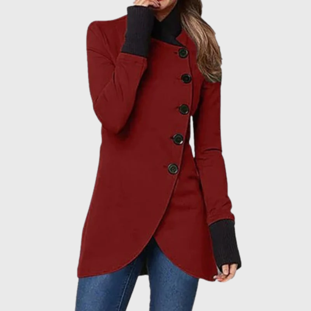 Thaddea | Women's Button-Front Winter Coat