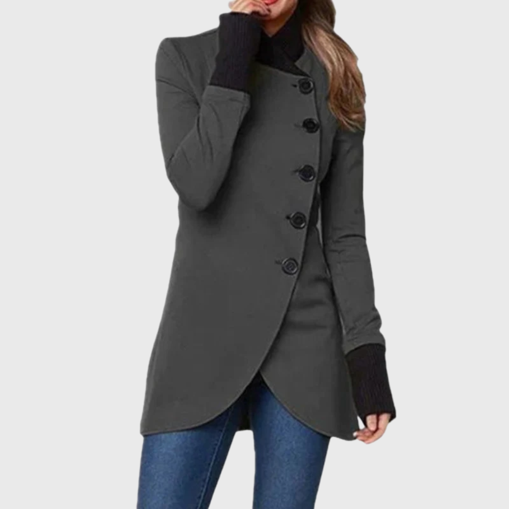 Thaddea | Women's Button-Front Winter Coat