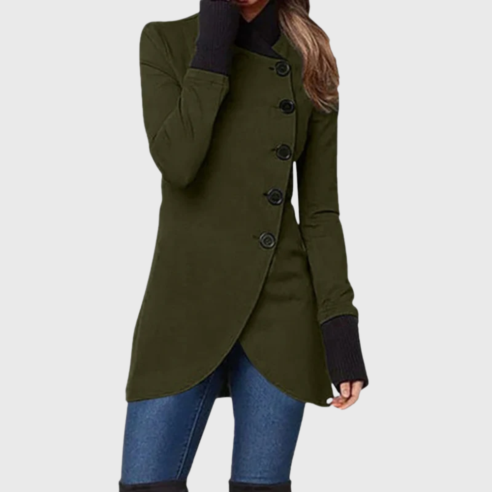 Thaddea | Women's Button-Front Winter Coat