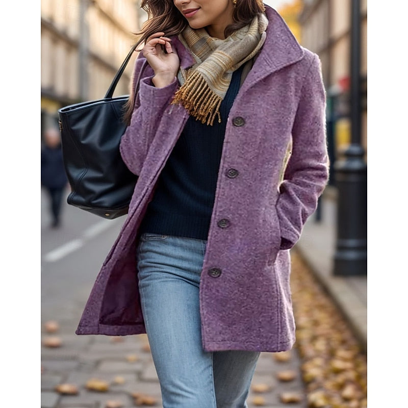 Thalindra | Women's Purple Winter Coat