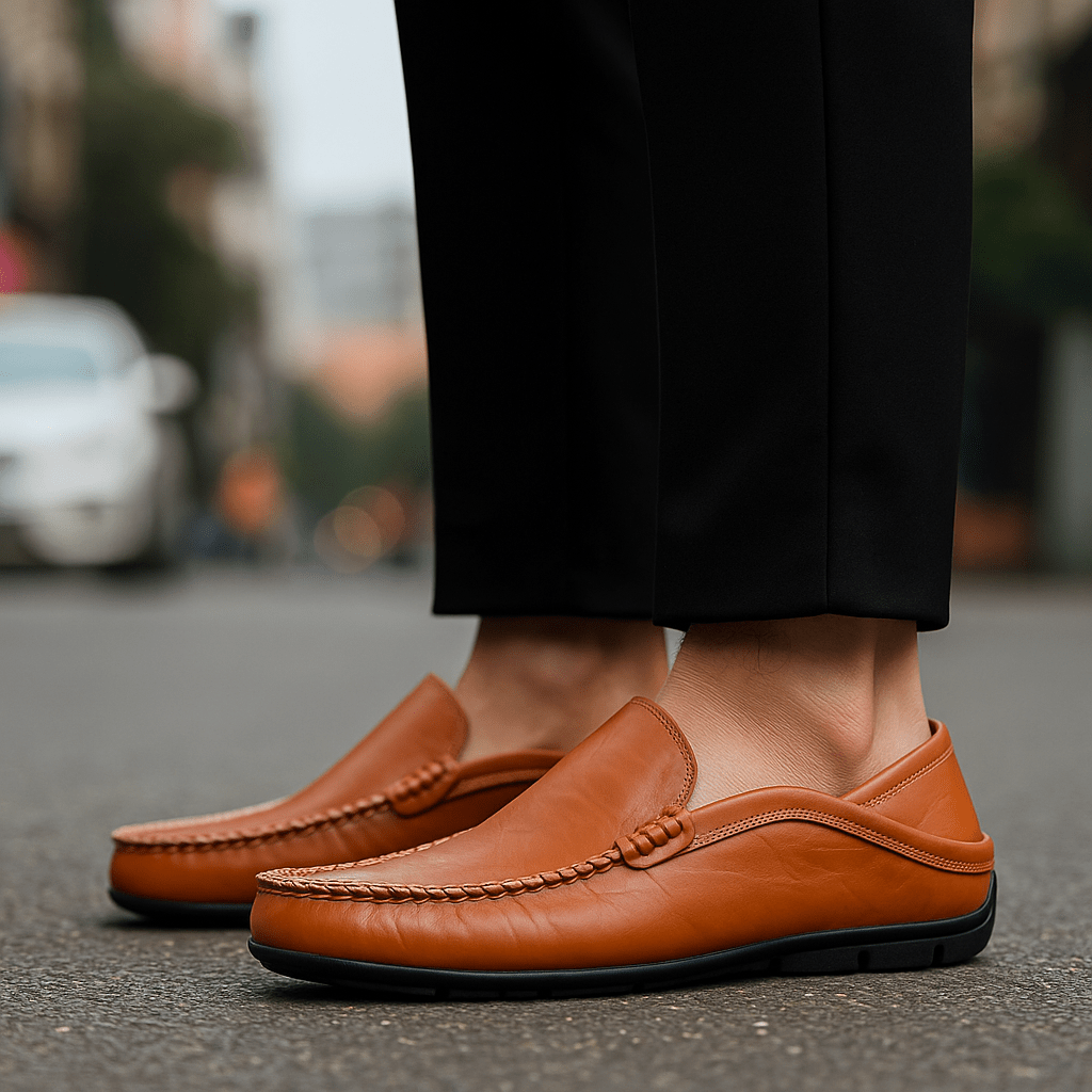 Theodore Leather Driving Loafers