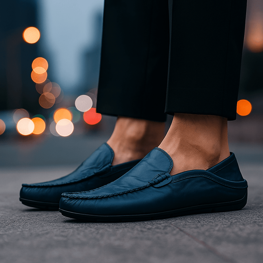 Theodore Leather Driving Loafers