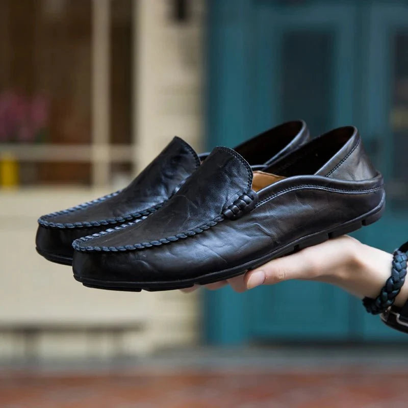 Theodore Leather Driving Loafers