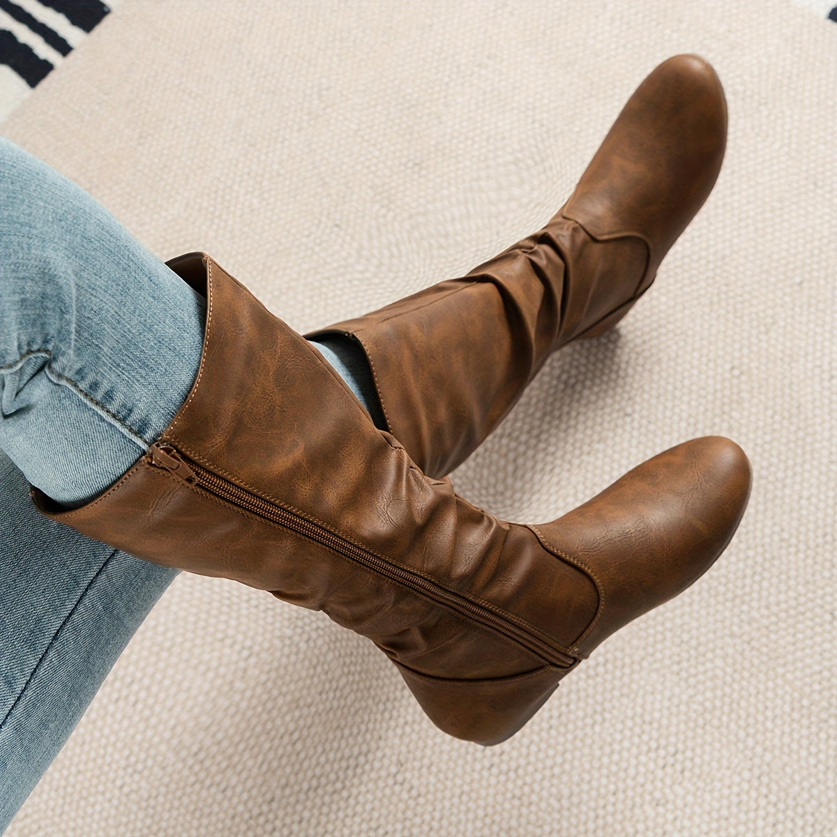 Thessaly | Women's Knee-High Slouch Boots
