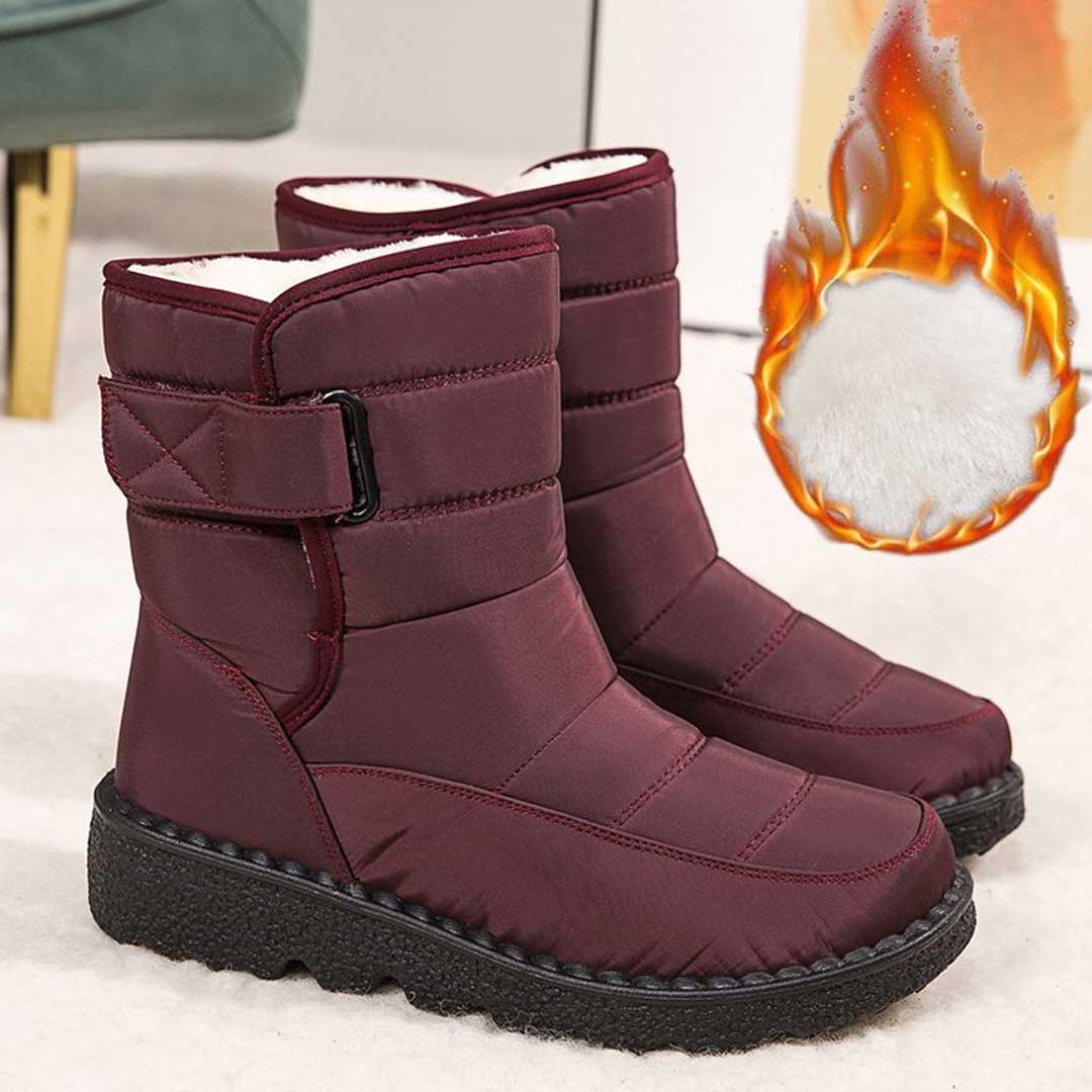 Thessvine | Women's Fleece-Lined Winter Snow Boots