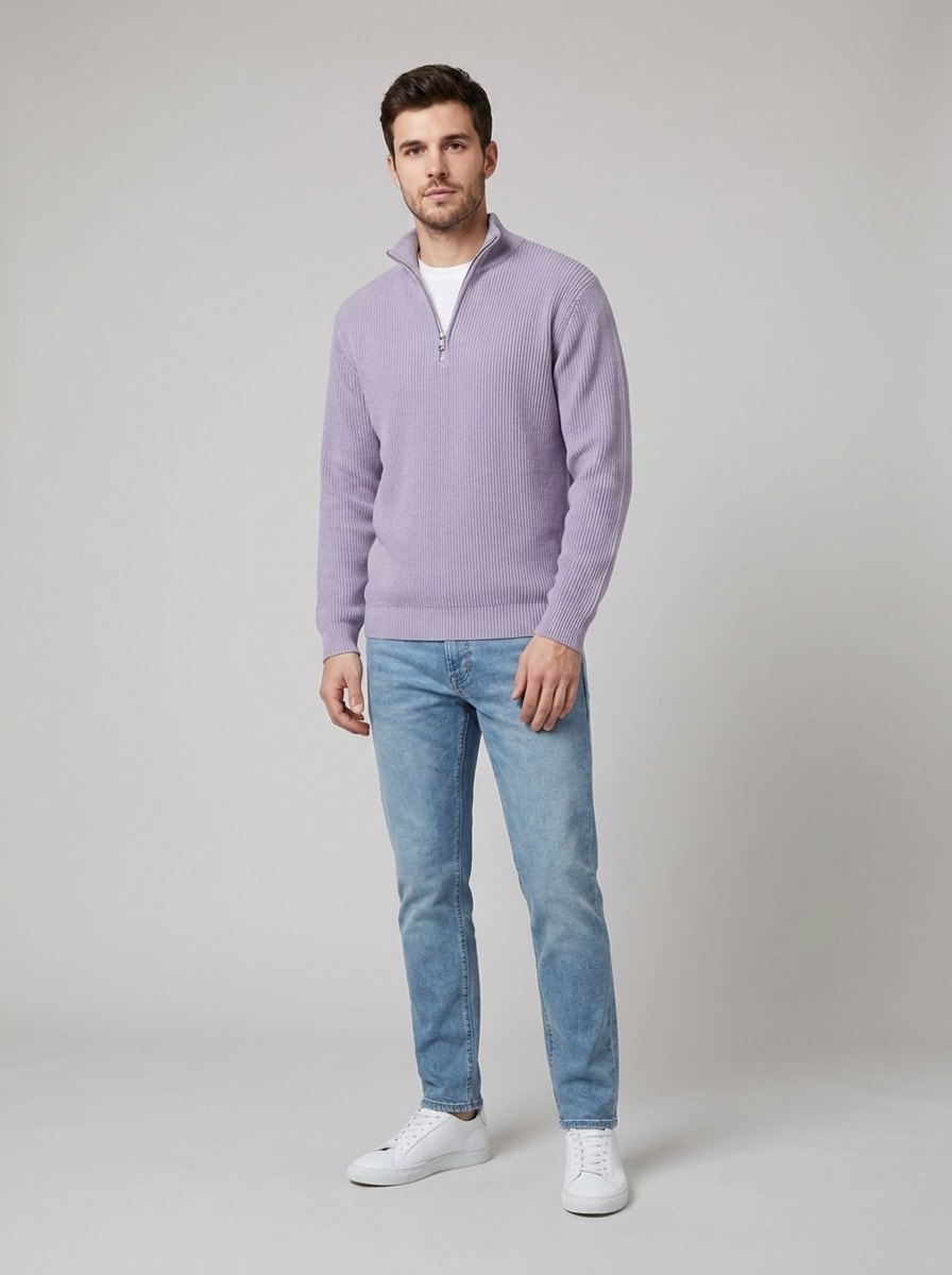 Aero | Men's Half-Zip Knit Sweater