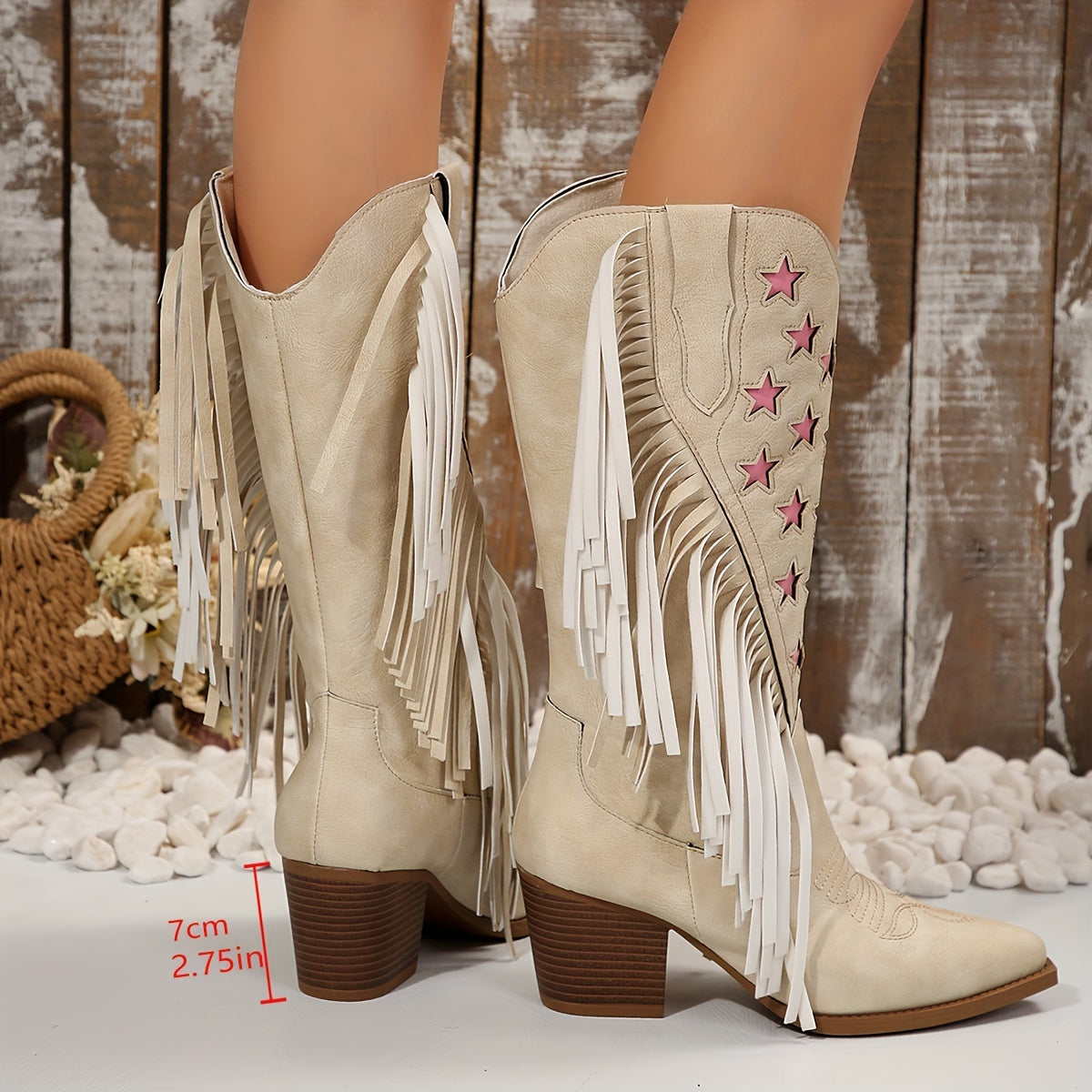 Vexara | Women's Wide Calf Western Cowboy Boots