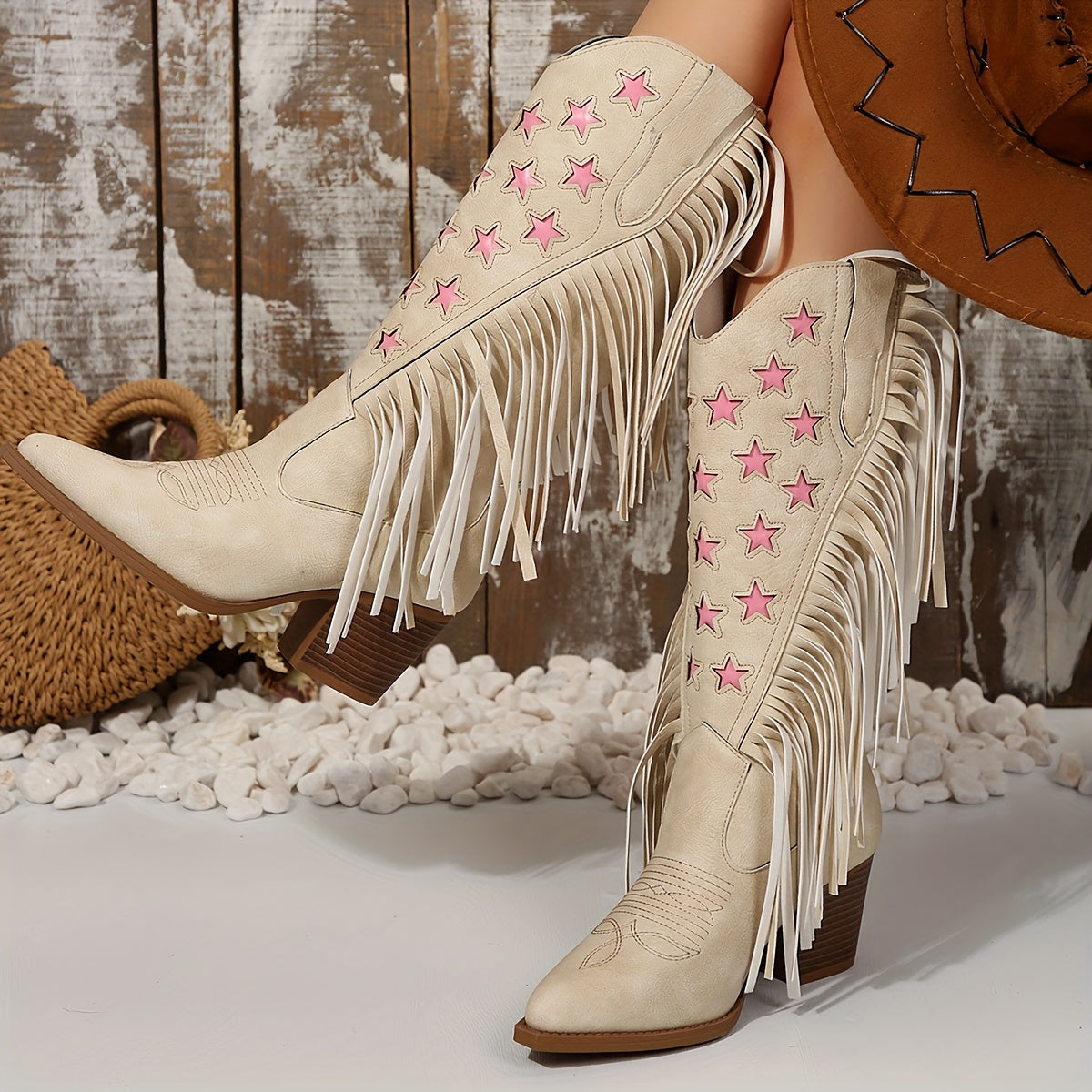 Vexara | Women's Wide Calf Western Cowboy Boots