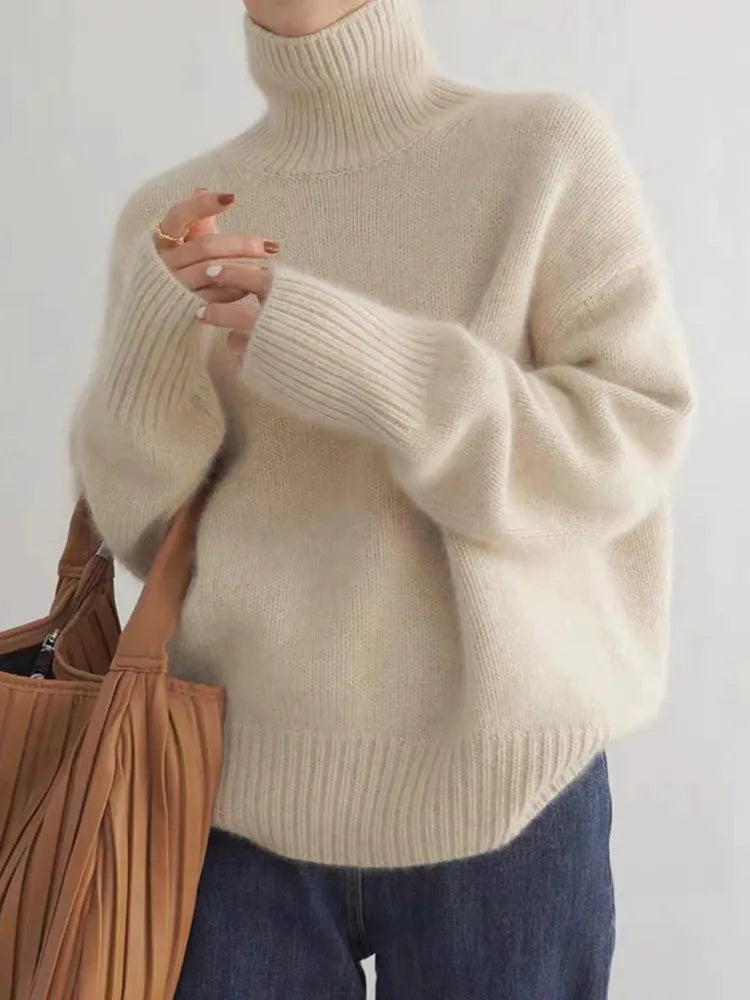 OLIVIA | Knit Cashmere - Inspired Sweater
