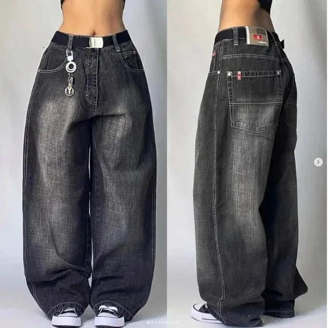 Harlow | Women's Cargo Pocket Baggy Jeans