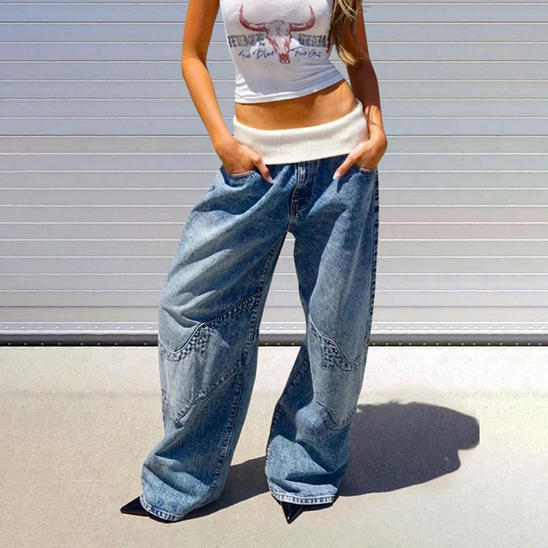 Rosalind | Women's Low Rise Baggy Jeans