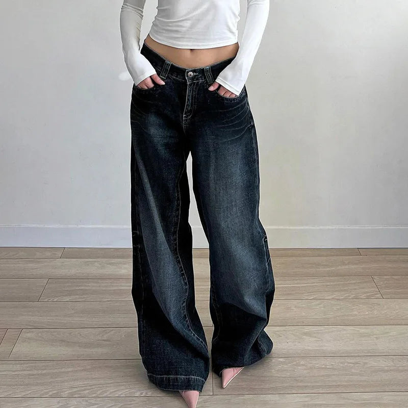Calla | Women's Low Waist Baggy Jeans