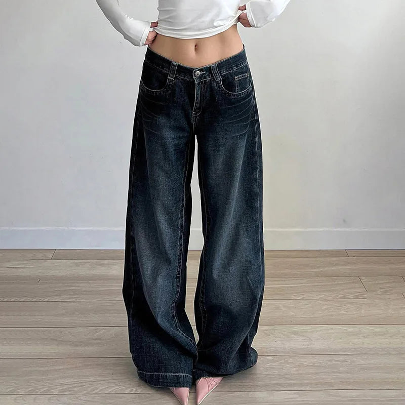 Calla | Women's Low Waist Baggy Jeans