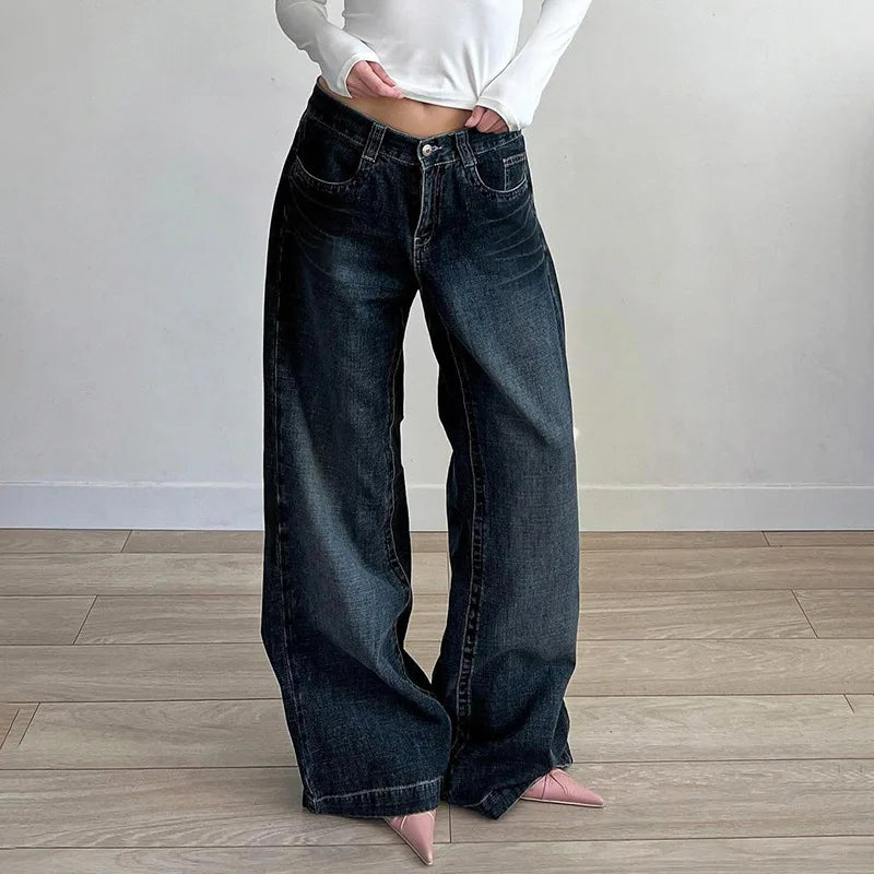 Calla | Women's Low Waist Baggy Jeans