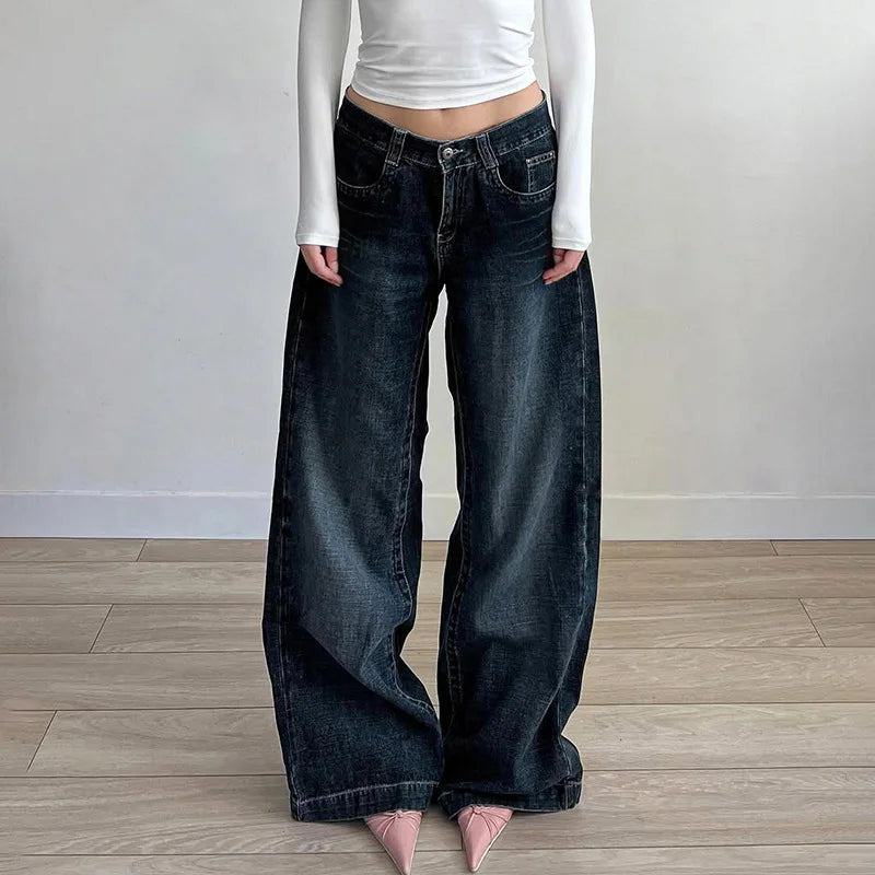 Calla | Women's Low Waist Baggy Jeans