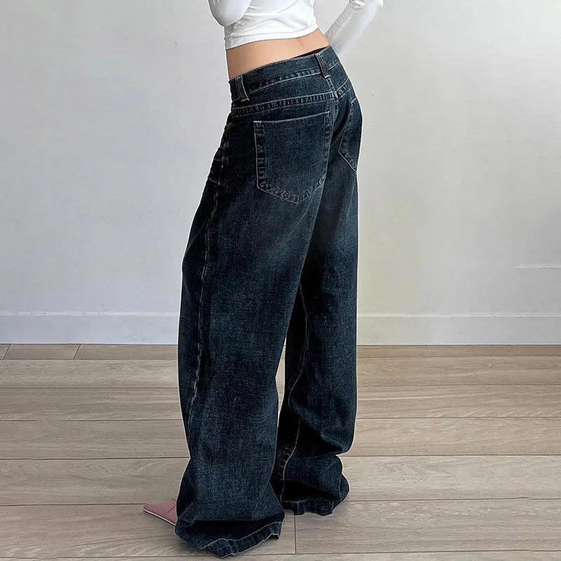 Calla | Women's Low Waist Baggy Jeans