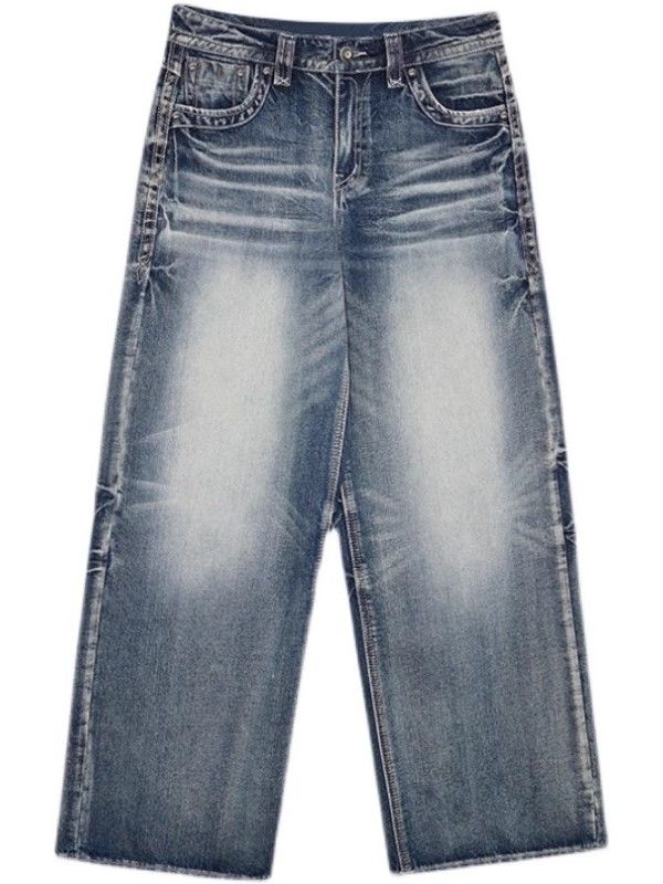 Juniper | Women's Distressed Wide Leg Jeans