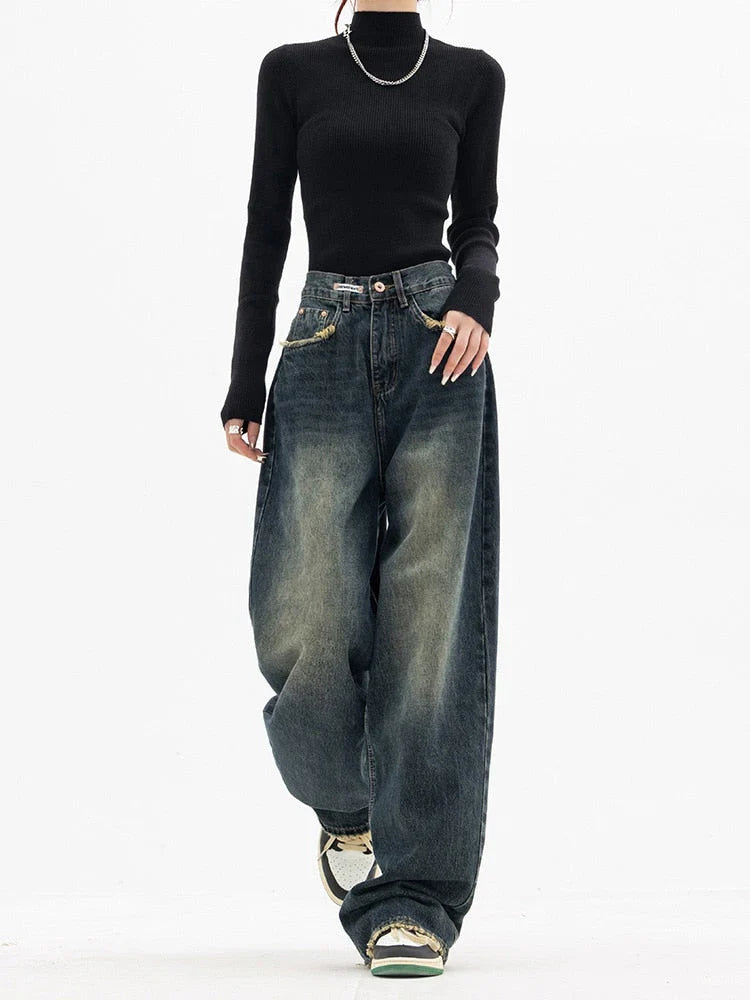 Ines | Women's Vintage Baggy Jeans