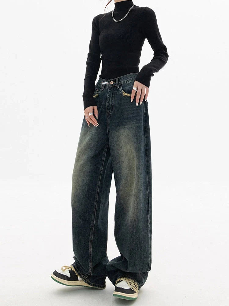 Ines | Women's Vintage Baggy Jeans