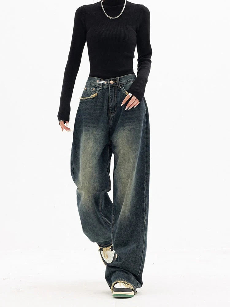 Ines | Women's Vintage Baggy Jeans