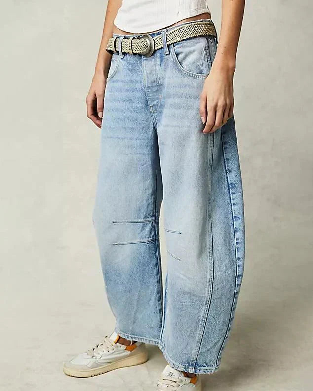 Corinne | Women's Barrel Leg Ankle Jeans