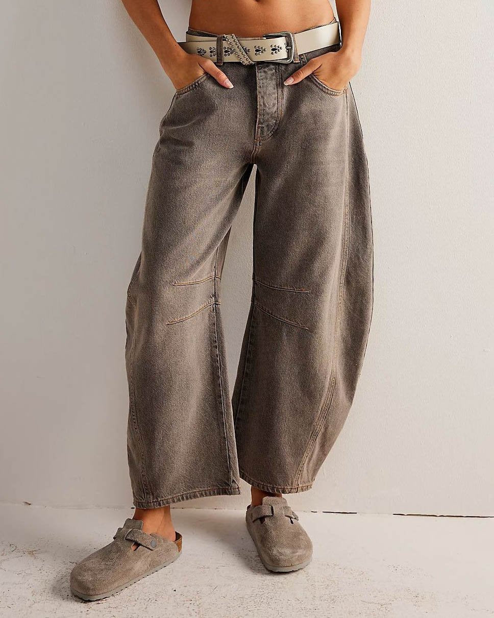 Corinne | Women's Barrel Leg Ankle Jeans