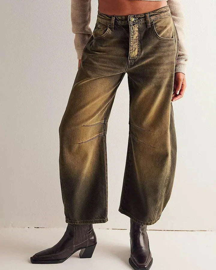 Corinne | Women's Barrel Leg Ankle Jeans