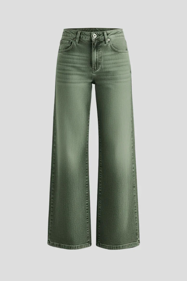 Beatrix | Women's High Rise Wide Leg Jeans