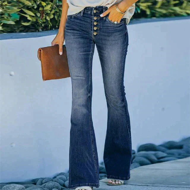 Odalys | Women's High-Waist Flare Jeans