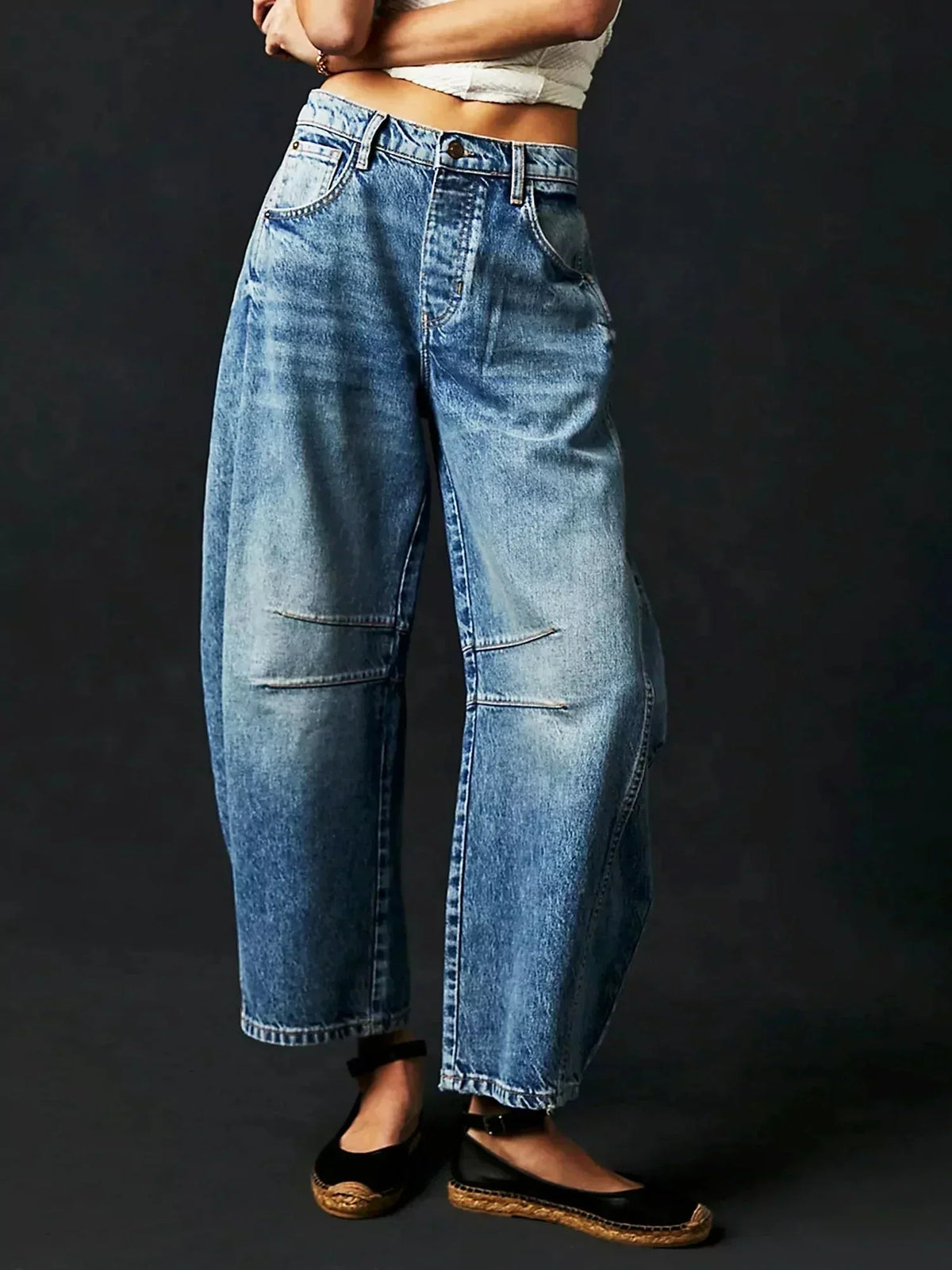 Isolde | Women's Printed High-Waist Jeans