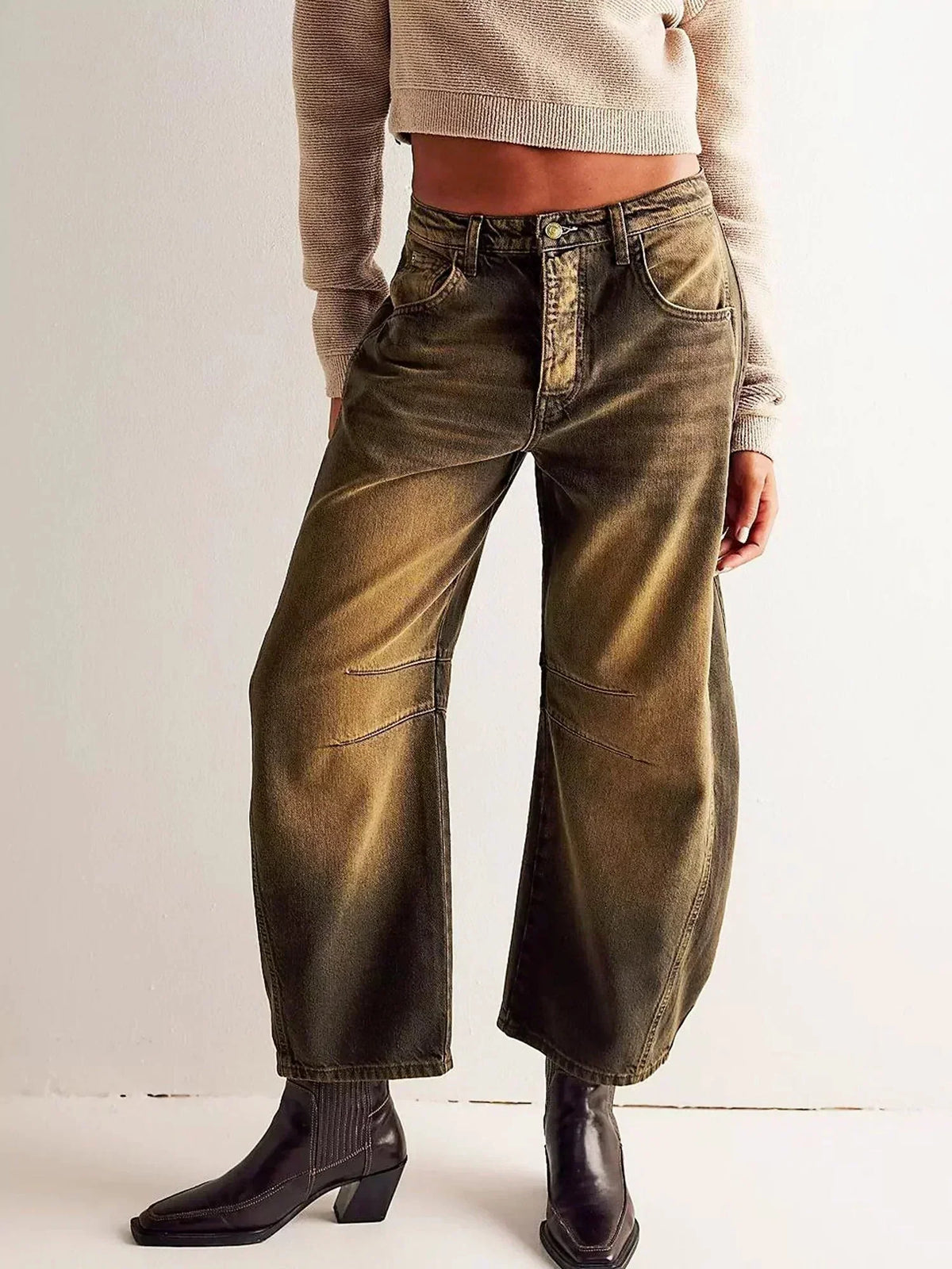 Isolde | Women's Printed High-Waist Jeans