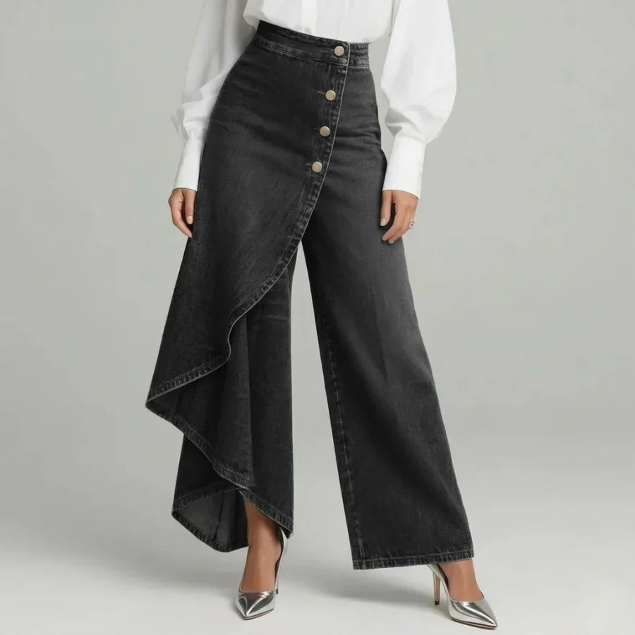 Verity | Women's Asymmetric Wrap Jeans