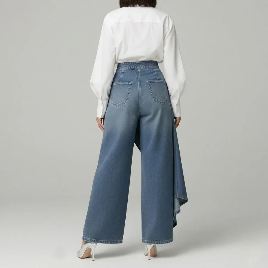 Verity | Women's Asymmetric Wrap Jeans