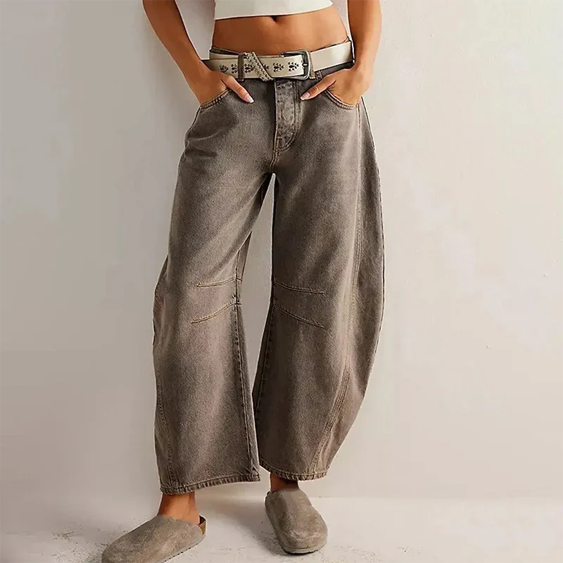Wren | Women's Cropped Wide Leg Jeans