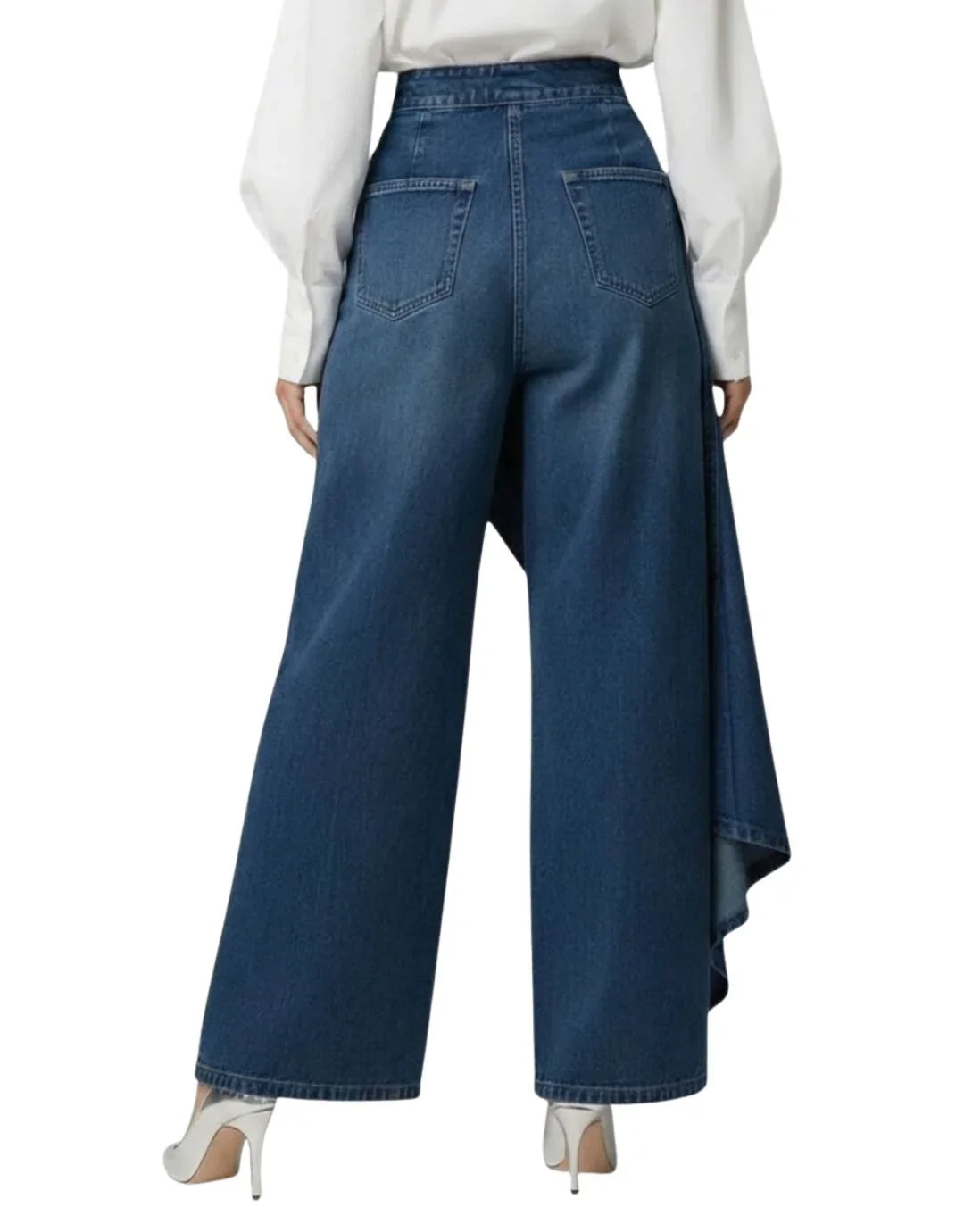 Odessa | Women's Wrap Front Wide Leg Jeans