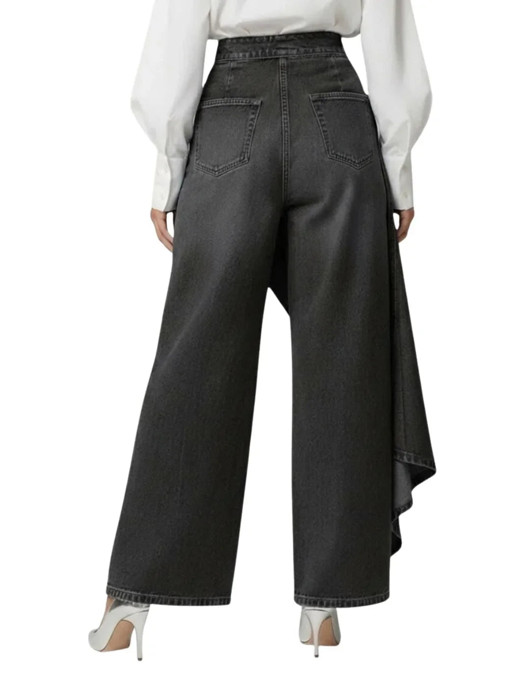 Odessa | Women's Wrap Front Wide Leg Jeans