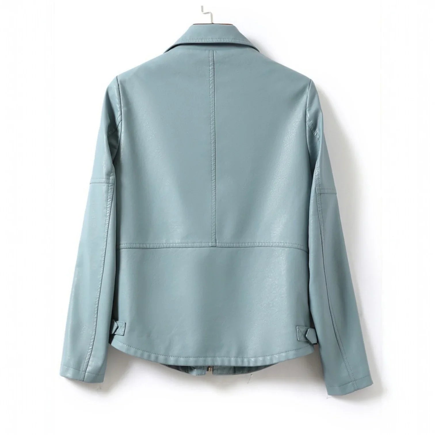 Odalys | Belted Leather Jacket