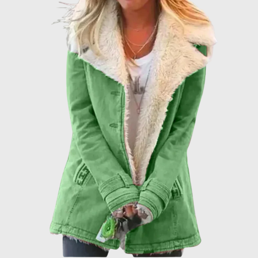 Zephyrine | Women's Green Winter Coat