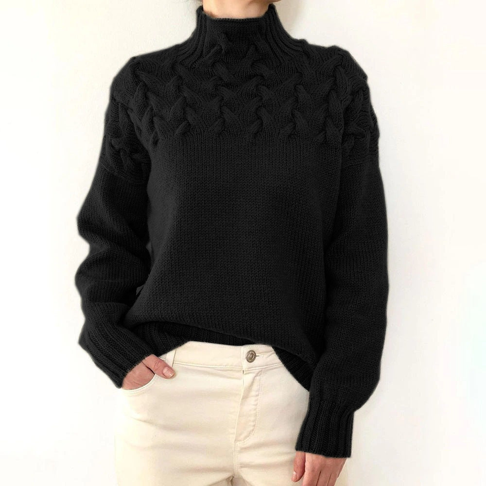 Elena | Warm Turtleneck Knit Sweater